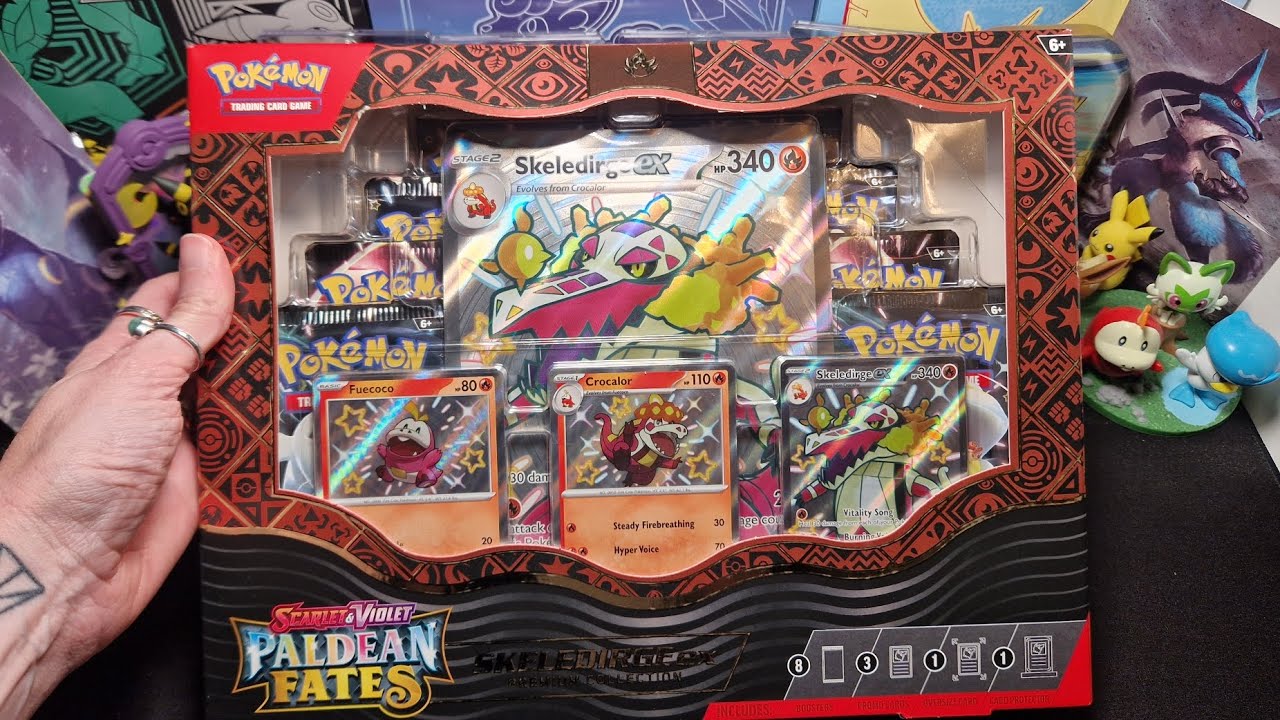 💫UNBOXING CAJA SKELEDIRGE PREMIUM COLLECTION PALDEAN FATES 💙