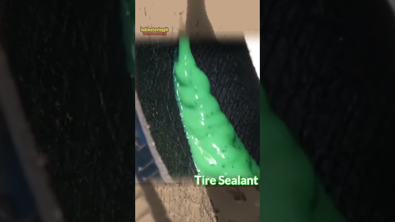 How is it work a tire sealant #tires #diy #fbviral #lodimotovlogph #lodimotovlogphchannel