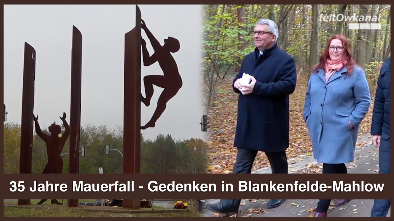 35 Jahre Mauerfall | Gedenken in Blankenfelde-Mahlow