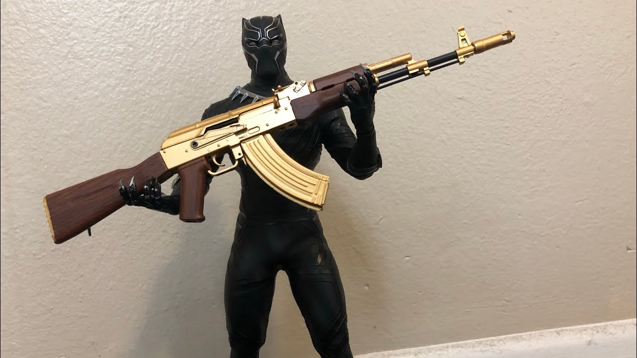 GOAT GUNS AK-47 GOLD DIECAST BUILD KIT