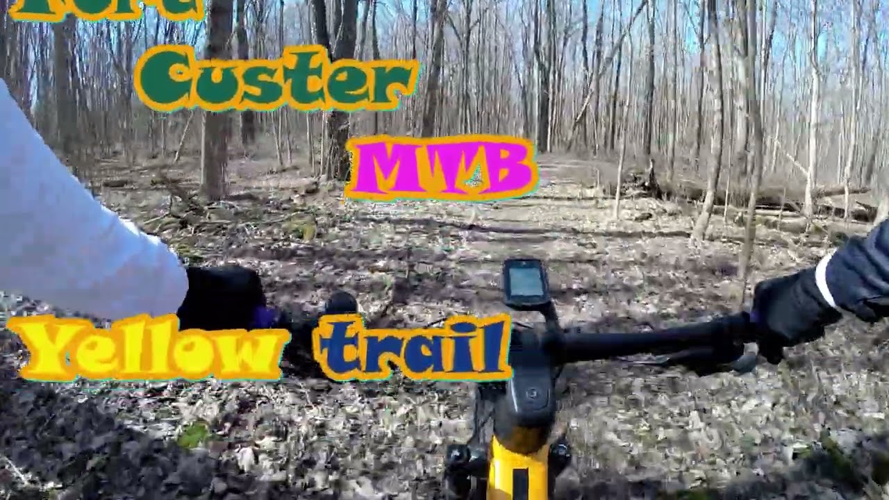 Fort Custer Recreation Area - Yellow trail, MTB Action
