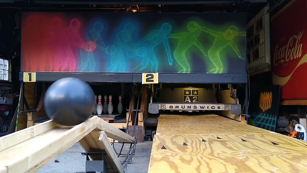 What's it like to bowl on plywood lanes.