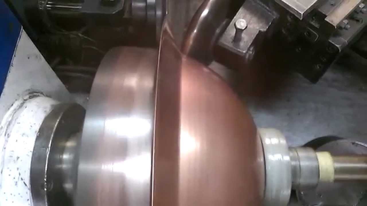 Wyoblanie miedzi – metal spinning półkuli