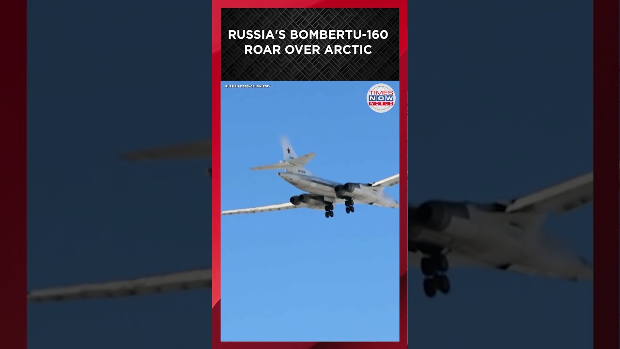 PUTIN'S BOMBER FLEX: Russia's Tu-160 Roars Over Arctic Skies Amid Ukraine Talks| Times Now World