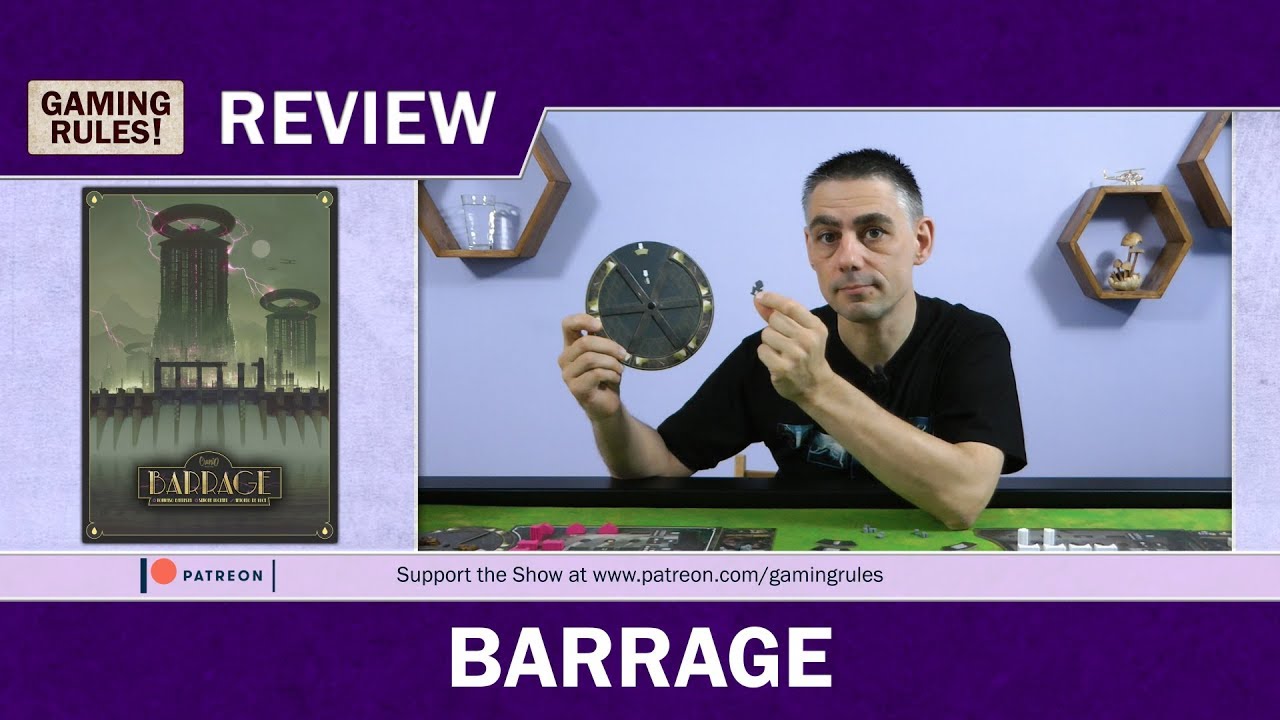Обзор Barrage — A Gaming Rules!