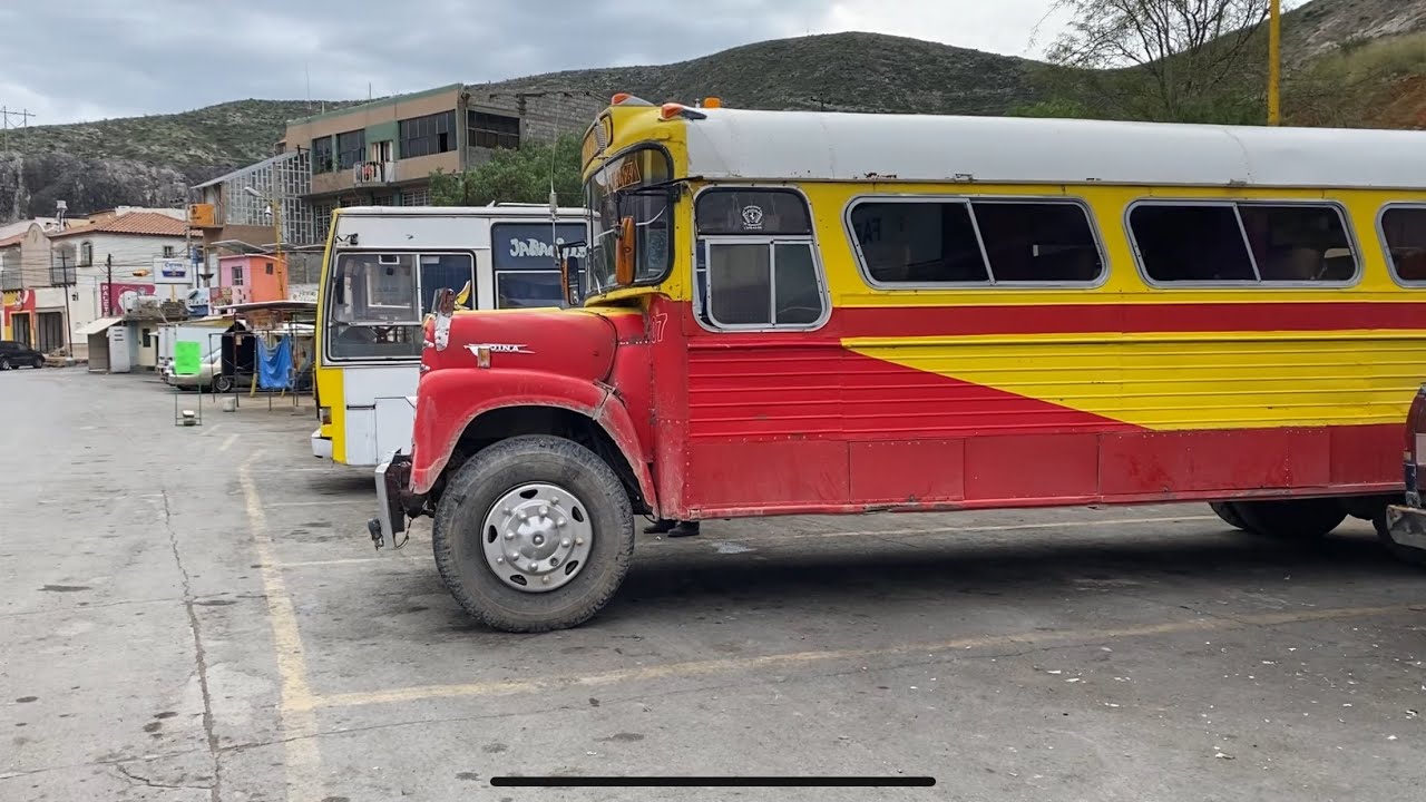 El autobús de la vieja escuela ! 