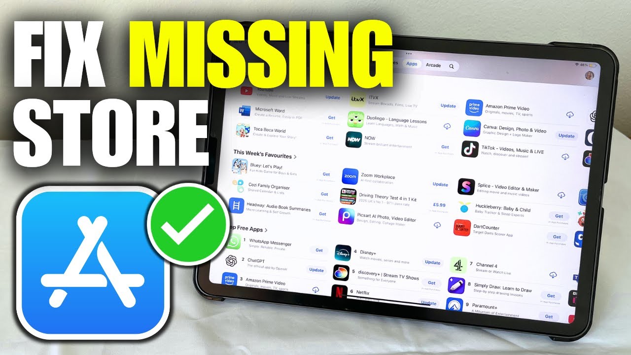 Как исправить отсутствие App Store на iPad