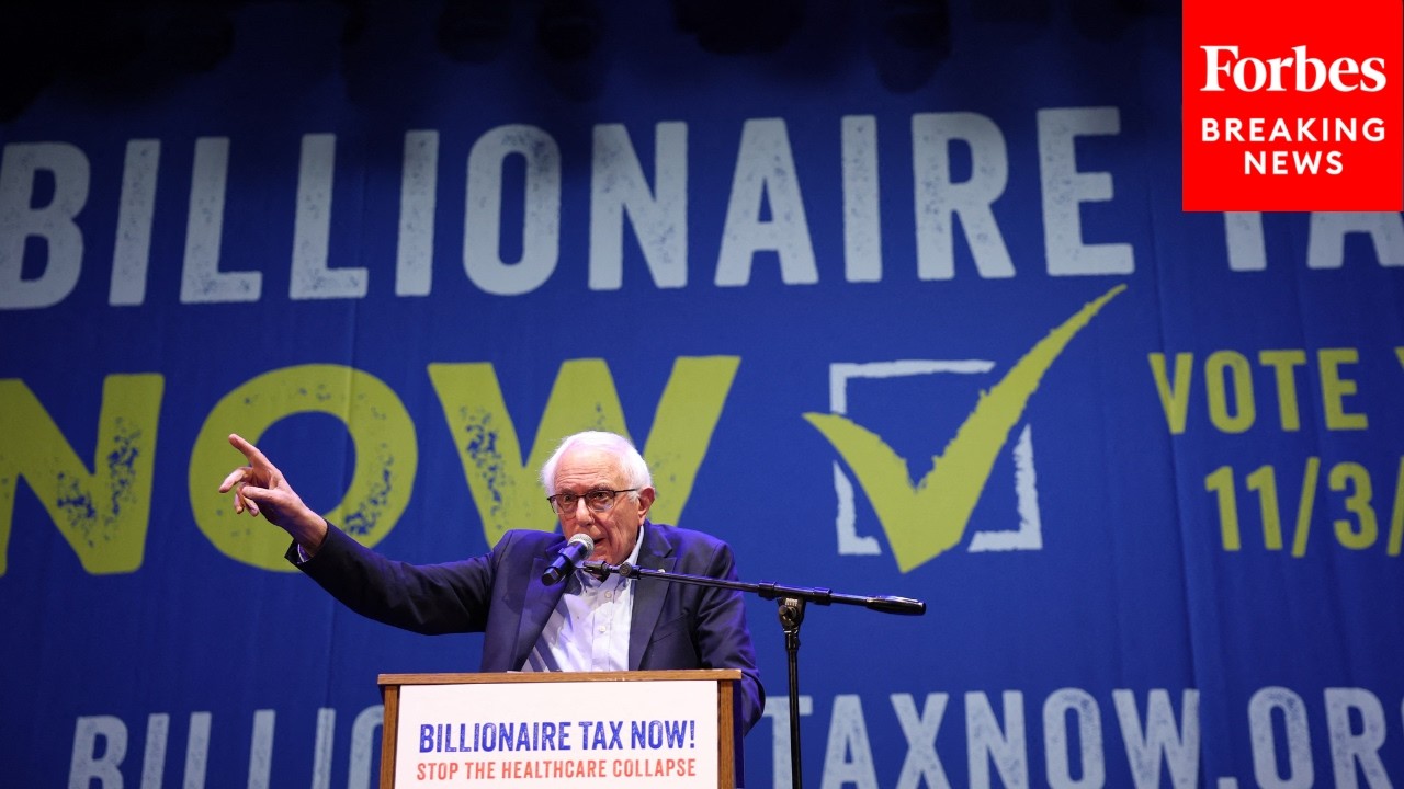 Bernie Sanders Rails Against The 'Grotesque Level Of Income And Wealth Inequality' In The U.S.
