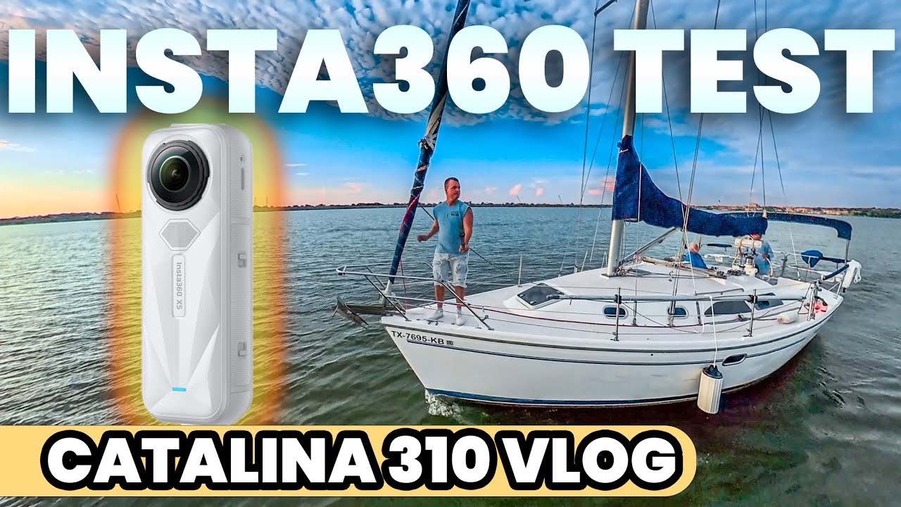 Catalina 310 Sailing Vlog | Testing the Insta360 X5 While Chasing a Regatta