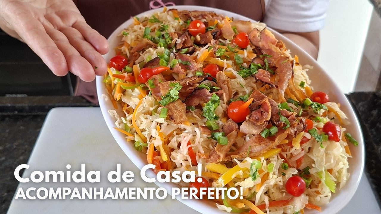Refogado de Repolho com Bacon - Receita Fácil para o Dia a Dia