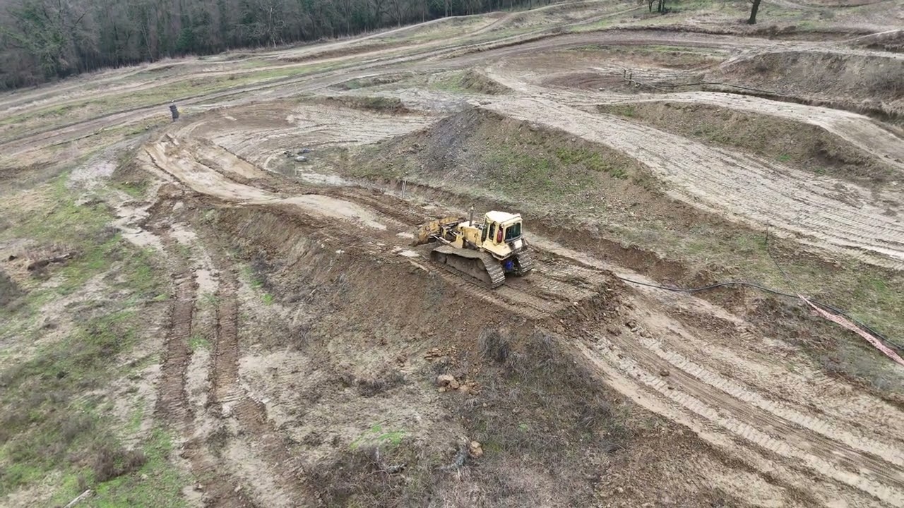Motocross Track Build Ujudvar 2026. Feb. 05