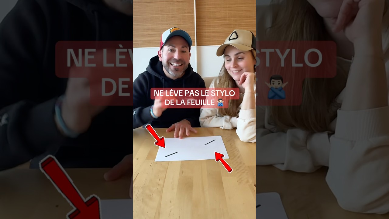 NE L&Egrave;VE PAS LE STYLO DE LA FEUILLE 🙅🏻&zwj;♂️ #defi #enigme #logique