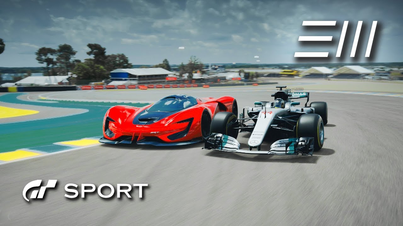 Gran Turismo Sport - Difference between a Mercedes AMG F1 & SRT Tomahawk X VGT | Hot Lap Battle!