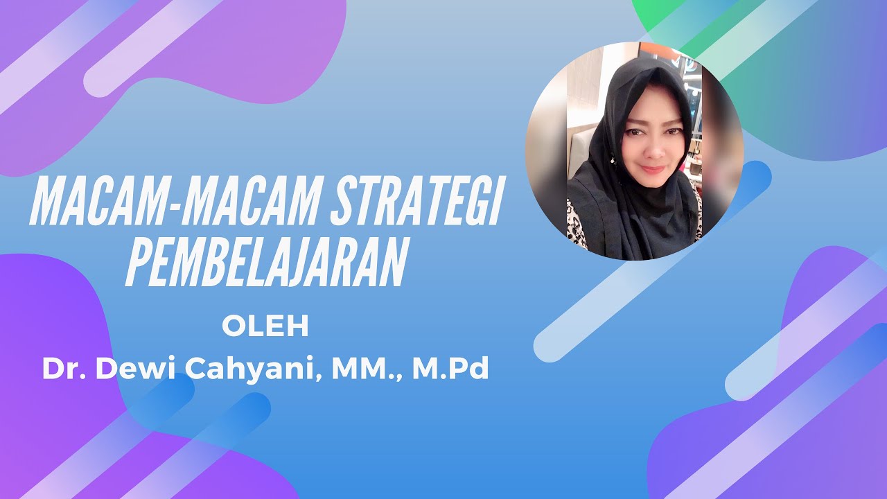Macam macam Strategi Pembelajaran
