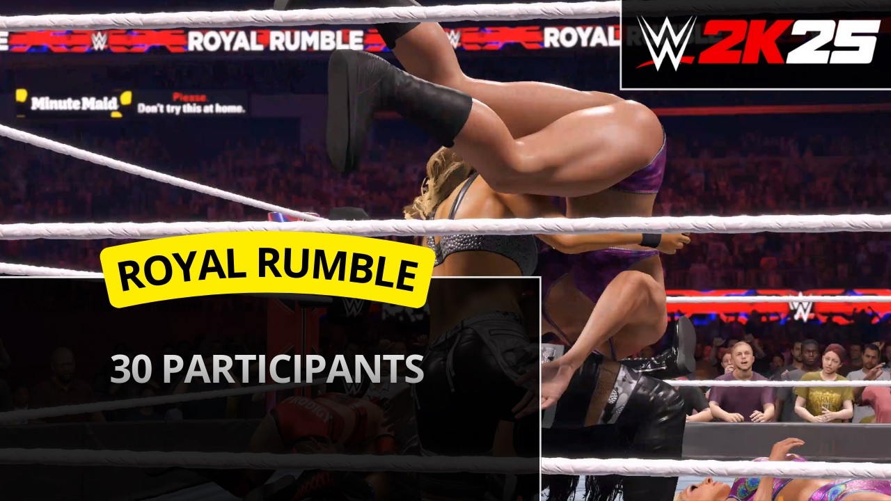 WWE 2K25 – 30-Man Royal Rumble Match (#18)