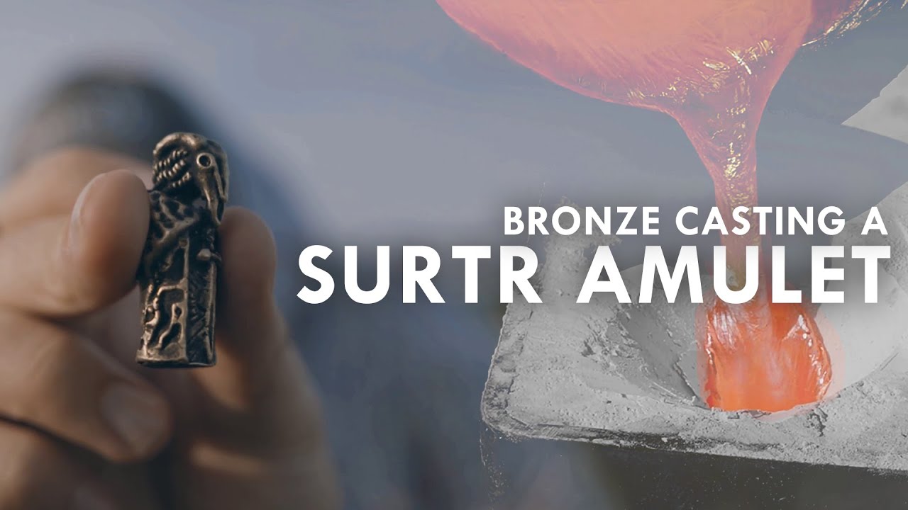 Surtr Amulet | Viking Jewelry Lost Wax Bronze Casting