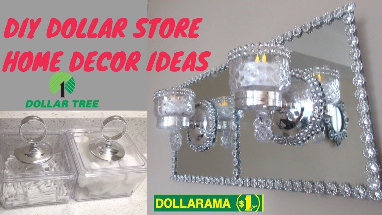 DOLLAR STORE DIY IDEAS, DIY BLING GLAM WALL SCONCE, DIY WALL DECOR, DIY STORAGE ORGANIZER