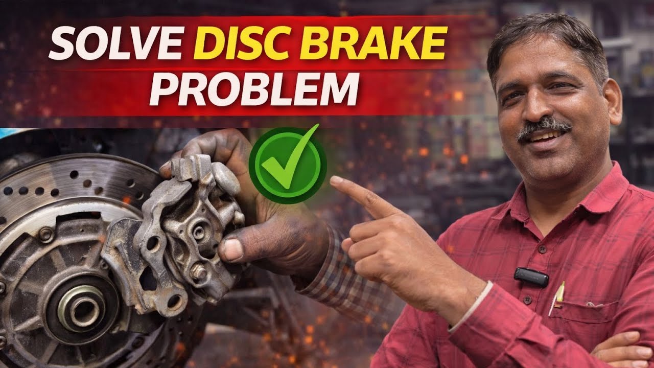 Disc brake jaam hone ki problem solve kren 100/