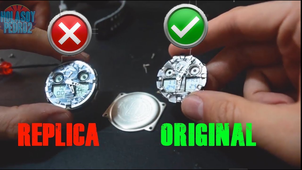 Replica Vs Original GA100CM-8a Camuflado