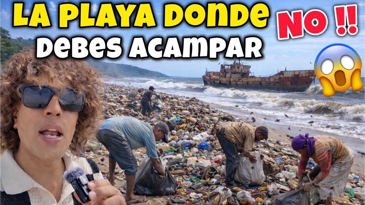LA PLAYA mas CONTAMINADA de LATINO AMERICA  😱 comico lucky ft Jim Zuero - 2026 