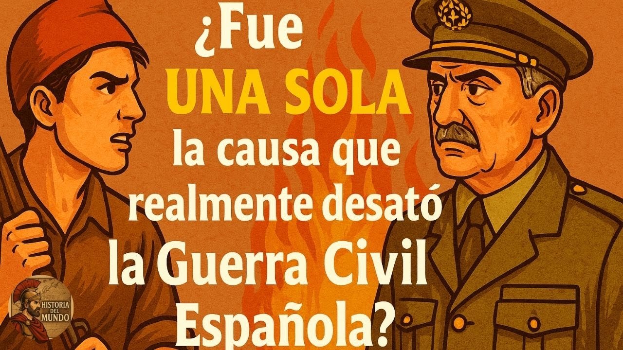 ¿Fue UNA SOLA la causa que realmente desató la Guerra Civil Española?| Historia Relajada