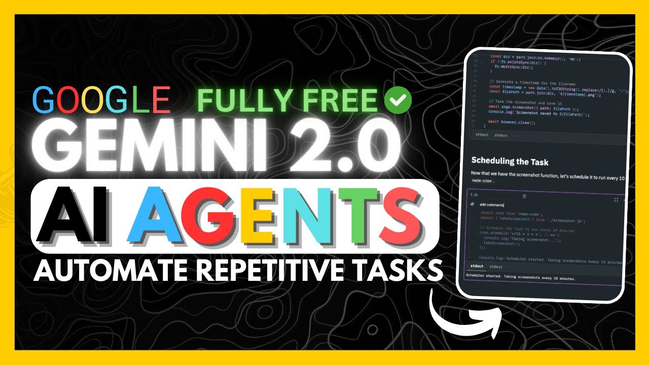 Gemini 2.0 AGENTS: Powerful AI Agents BY Gemini Can DO ANYTHING For FREE!
