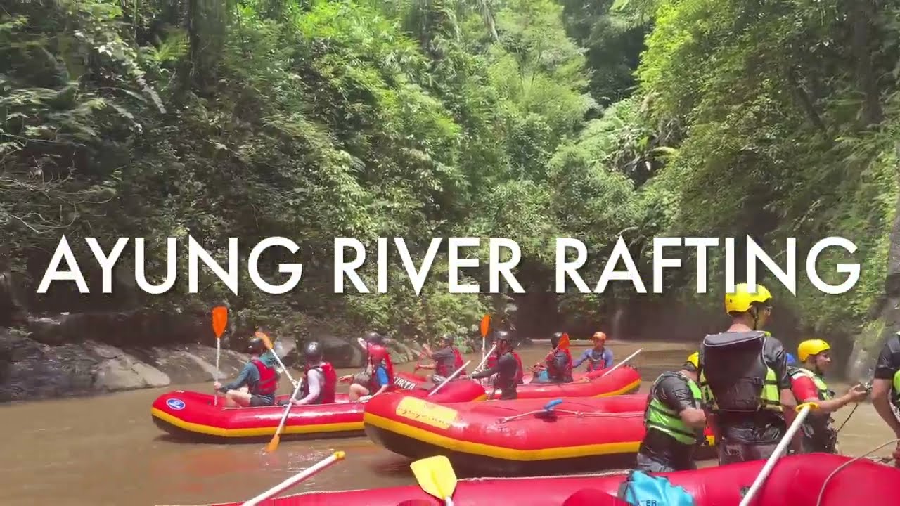 Ayung River Rafting, Bali Indonesia #travel #travelvlog 