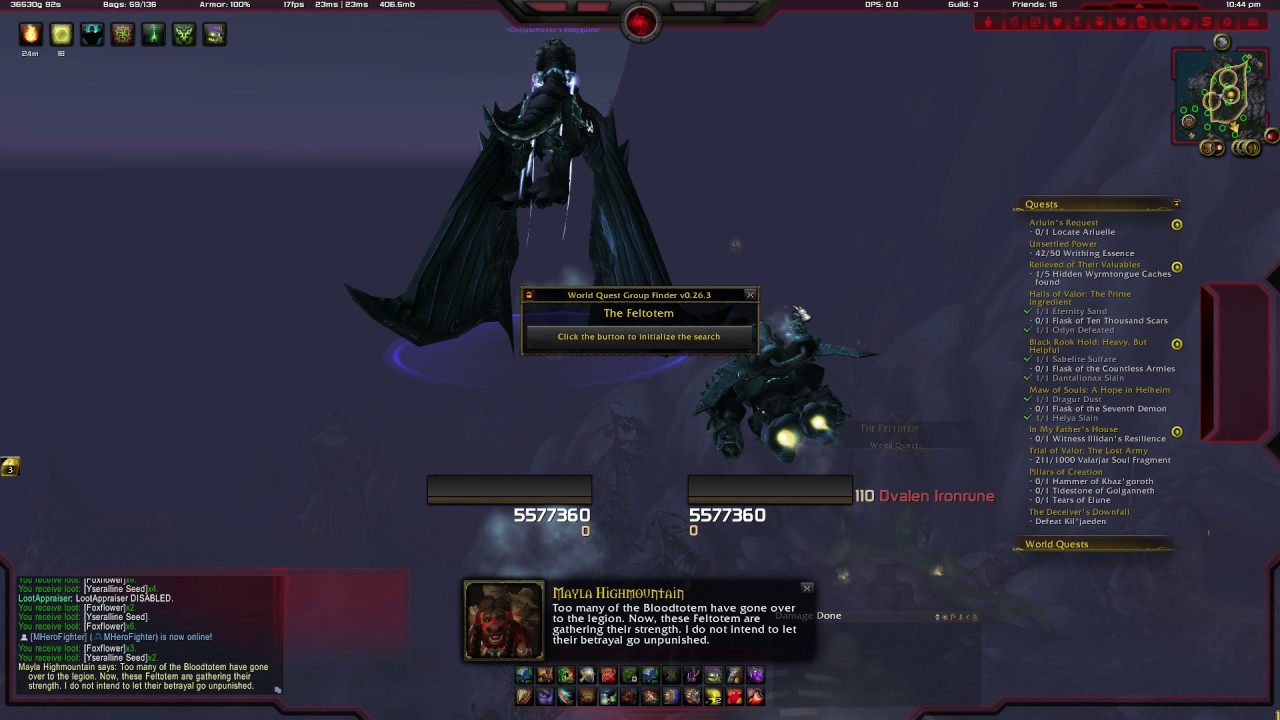 Legion Gold Farm 20k- 40k an hour FF Farm 7.2.5