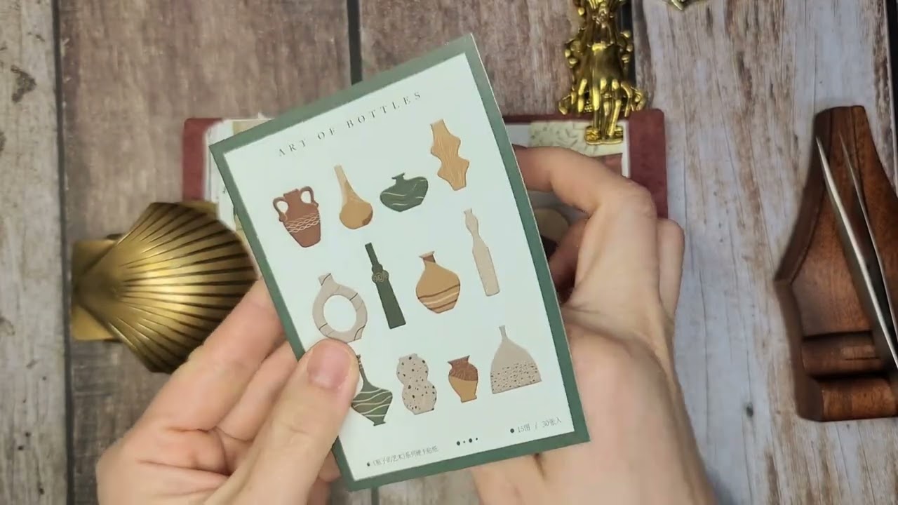 [ASMR] 다이어리 꾸미기 | vintage collage | journaling scrapbooking | paper relaxing sound