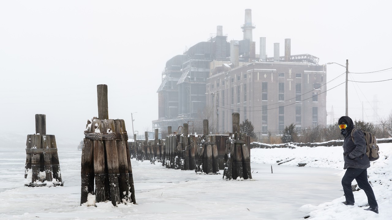 Mission to Abandoned Power Plant in a Blizzard
