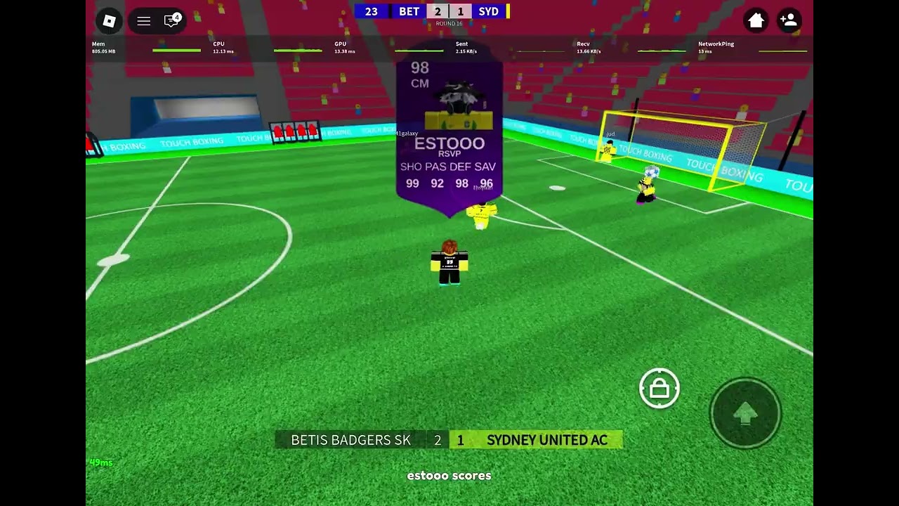 esto montage v6 #soccer #touchfooty #footballequipment #roblox #touchandgoal #touchfootball #shorts 