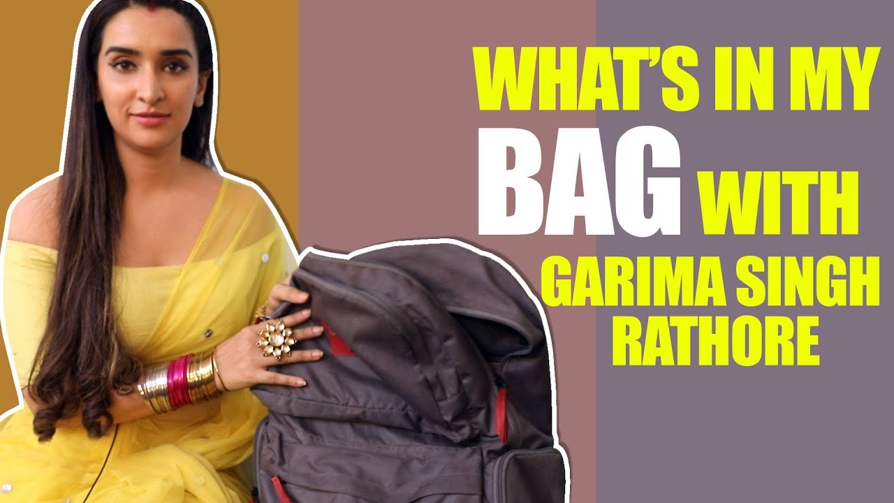 What&rsquo;s in my bag with Garima Singh Rathore |Manmohini| |Exclusive|