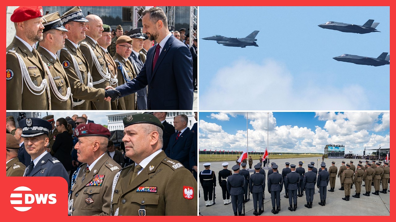 WATCH FULL CEREMONY: F-35 Lightning II Jets Fly Over Poland In Historic Military Debut | AC1F