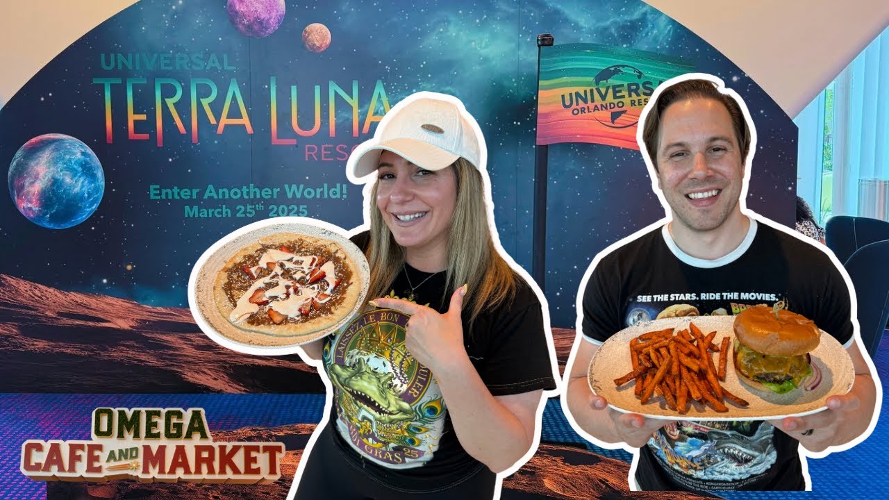 Is Terra Luna's Food Actually Good? NEW Epic Universe Resort Food Tour