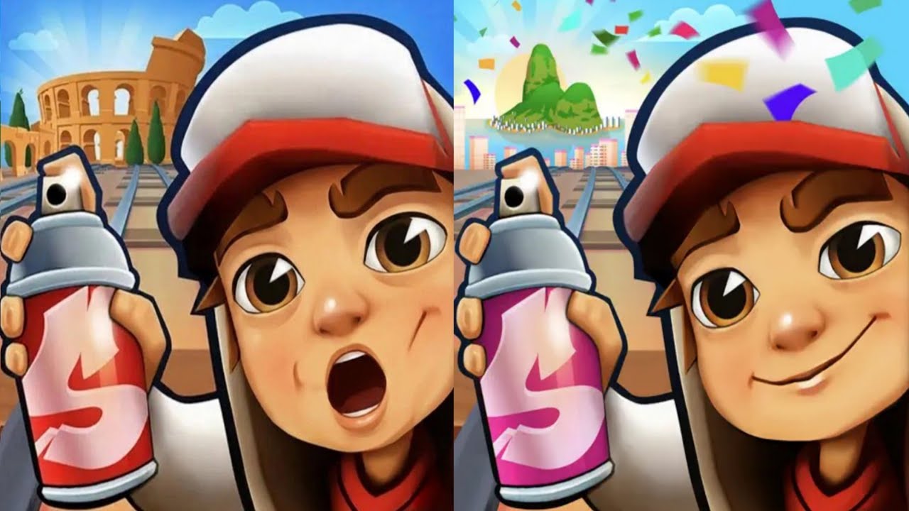 Subway Surfers : Rome 2026 🆚 Rio Carnival 2025 Map Comparison 