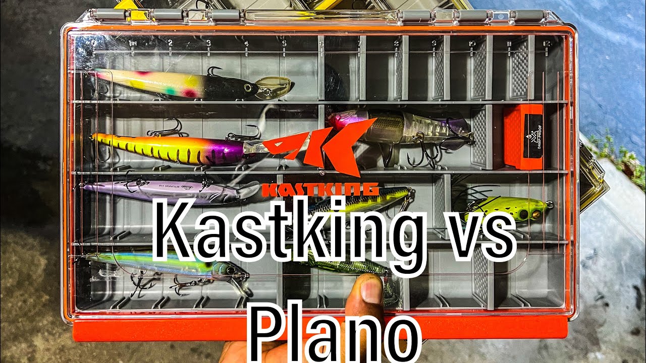 Plano Edge VS Kastking tackle boxes.
