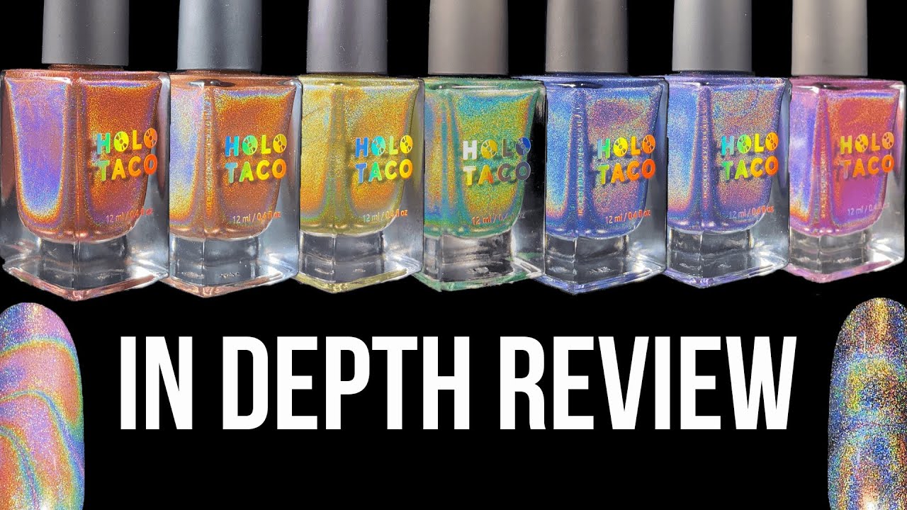 Holo Taco Pastel Rainbow Collection 2021 Review [Will It Water Marble??]