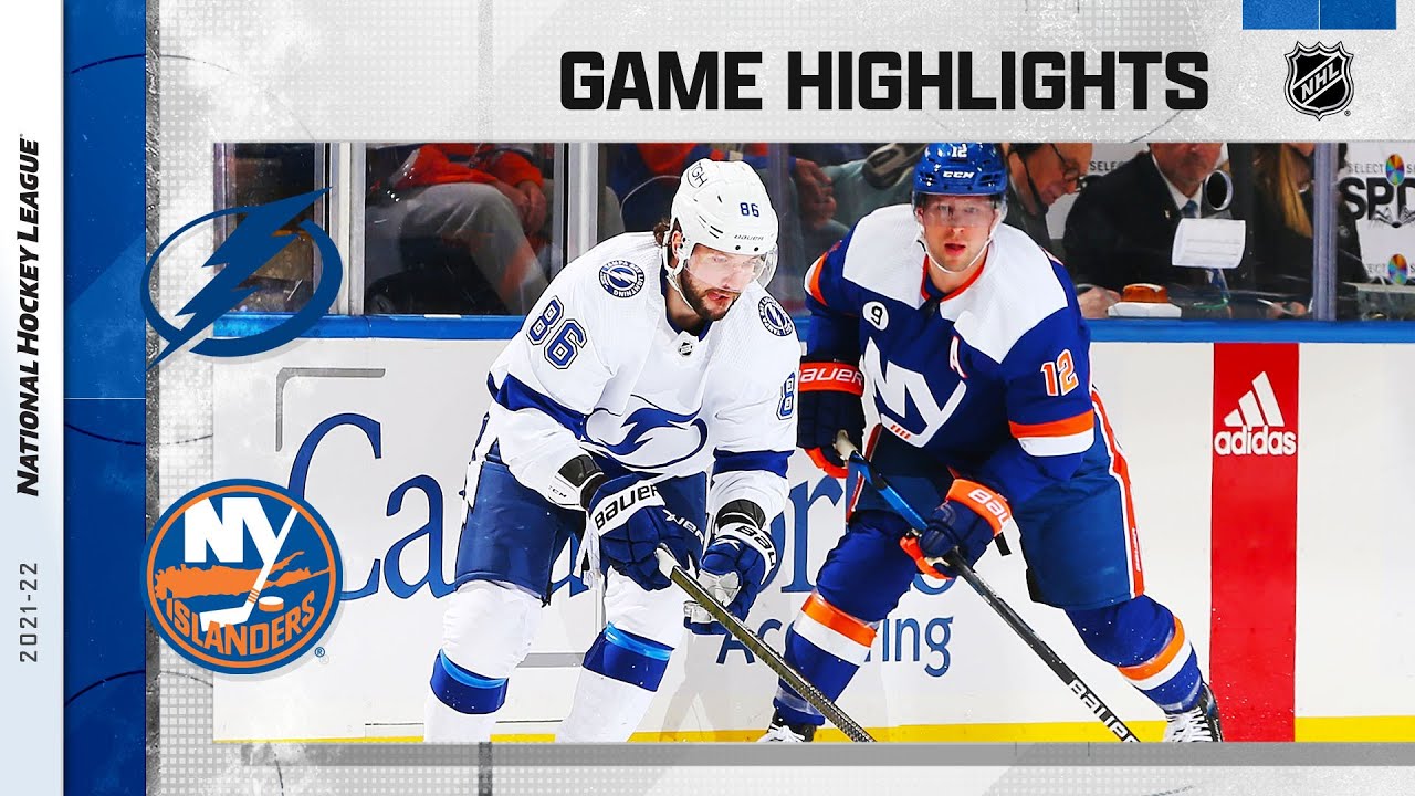 Lightning @ Islanders 3/27 | NHL Highlights 2022