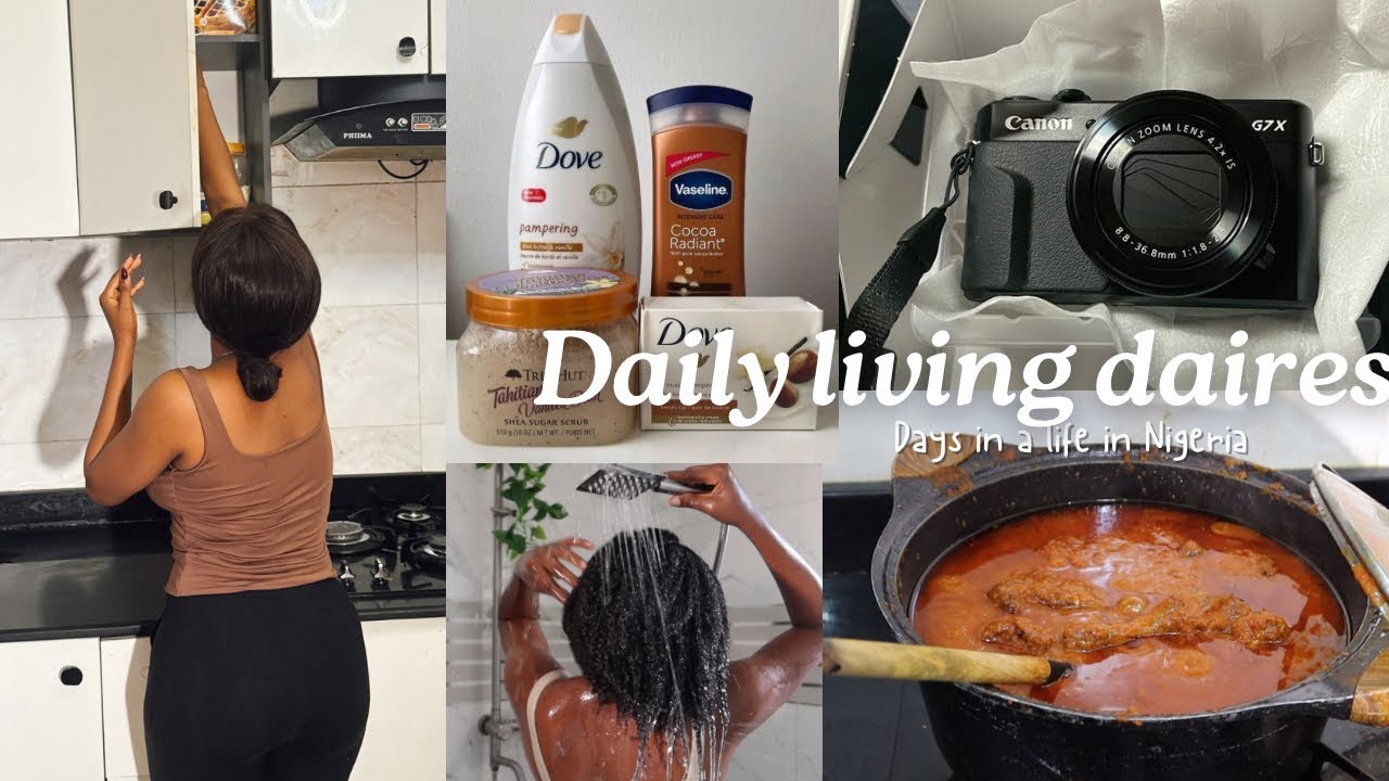 Days in my life/canon g7x markiii review/shopping cooking/Nigerian brand clothing/ weekly/daily vlog