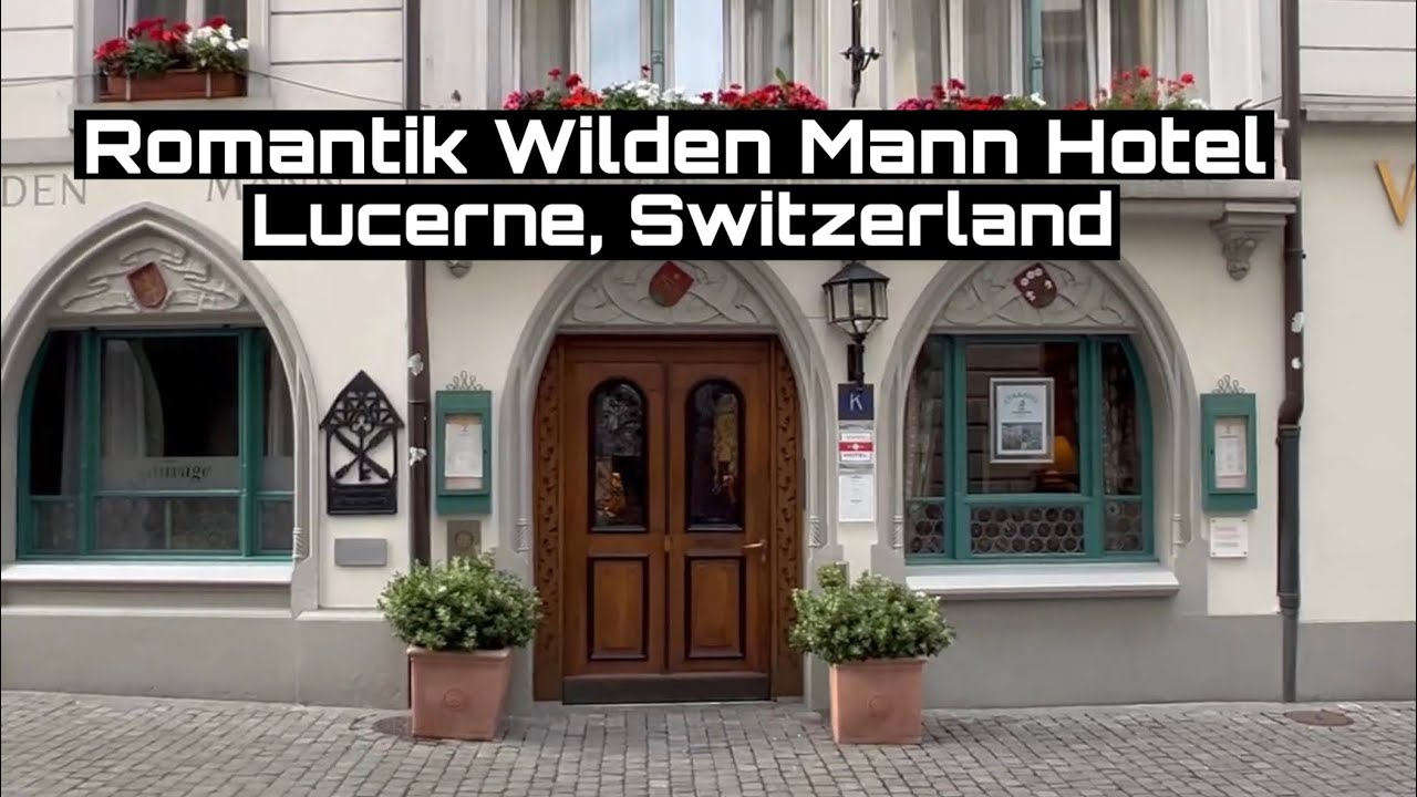 WILDEN MANN HOTEL LUCERNE, SWITZERLAND - Classic Romantik hotel in magical Lucerne, Switzerland