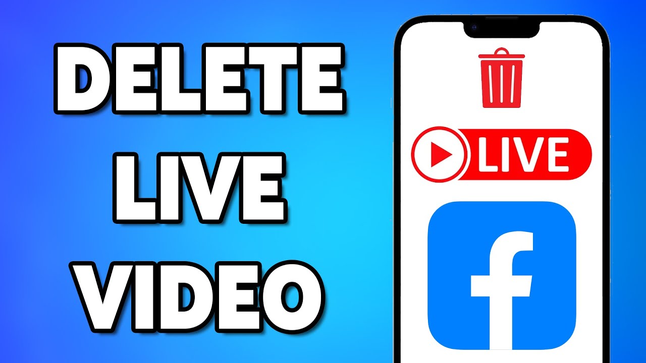 How To Delete Live Video On Facebook App 2024 | Remove Facebook Live Videos