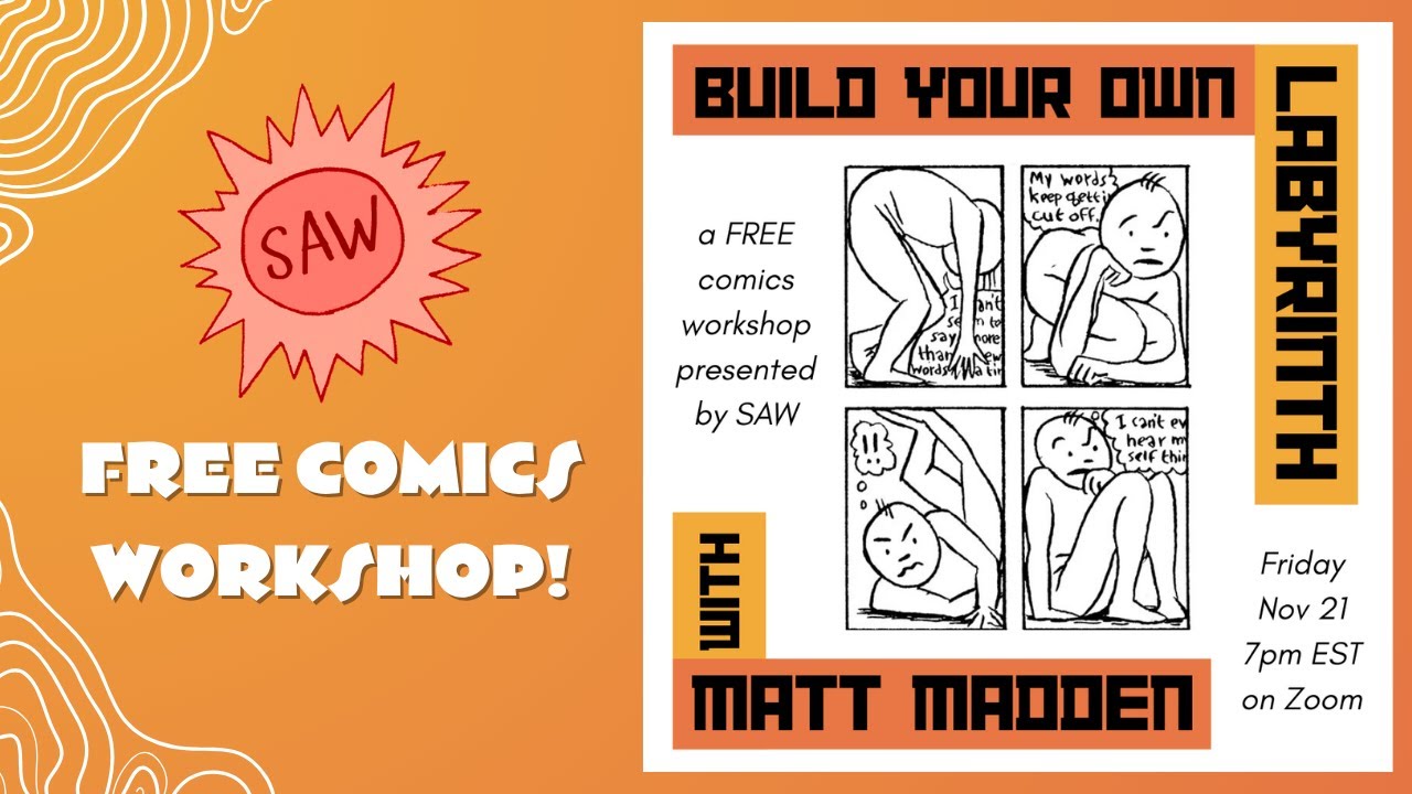 Build Your Own Labyrinth with Matt Madden - SAW Free Friday Night Comics Workshop
