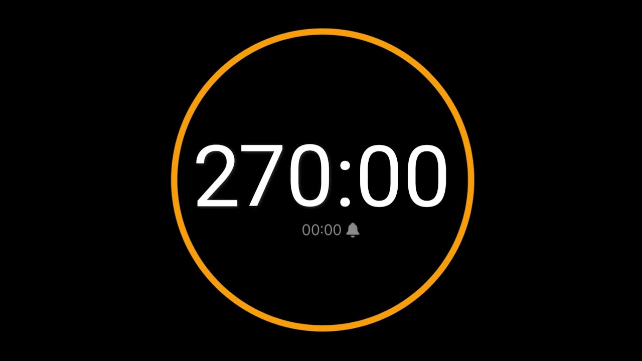 270 Minute Timer with Alarm