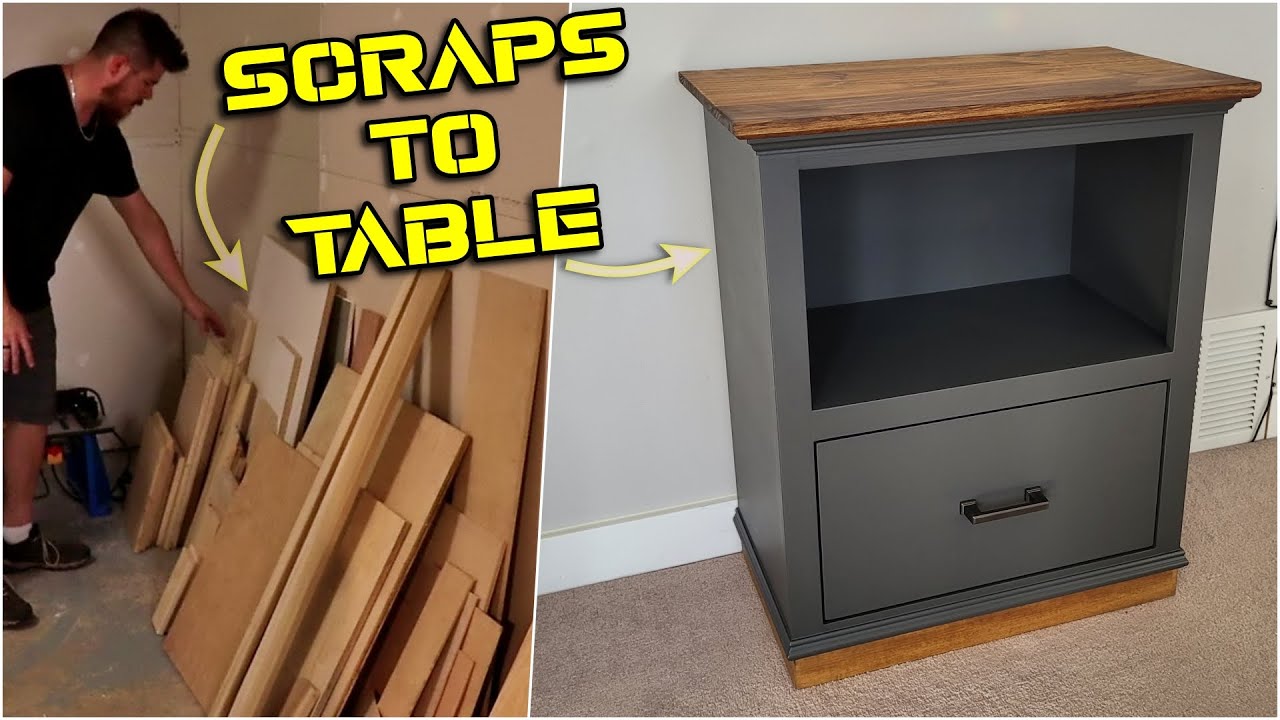 DIY side table/nightstand - How to fun - plans available
