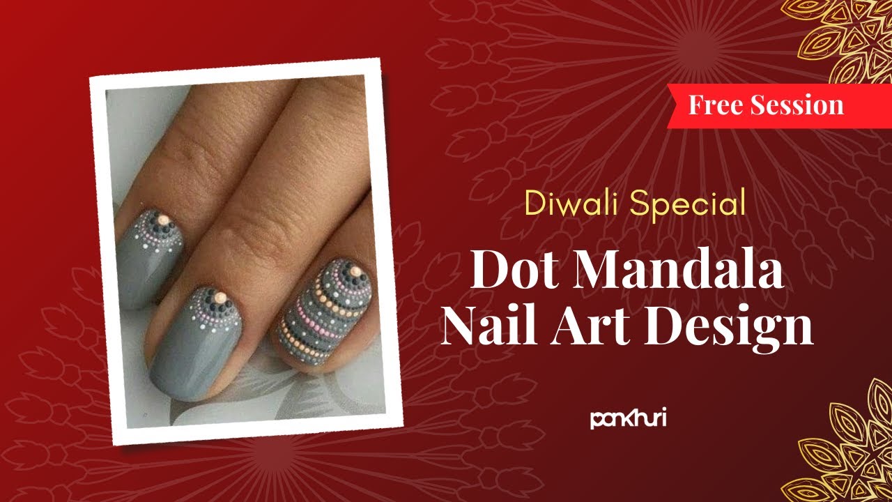 Diwali Special Dot Mandala Nail Art Design | Nail Art | Live Session | Ask Pankhuri