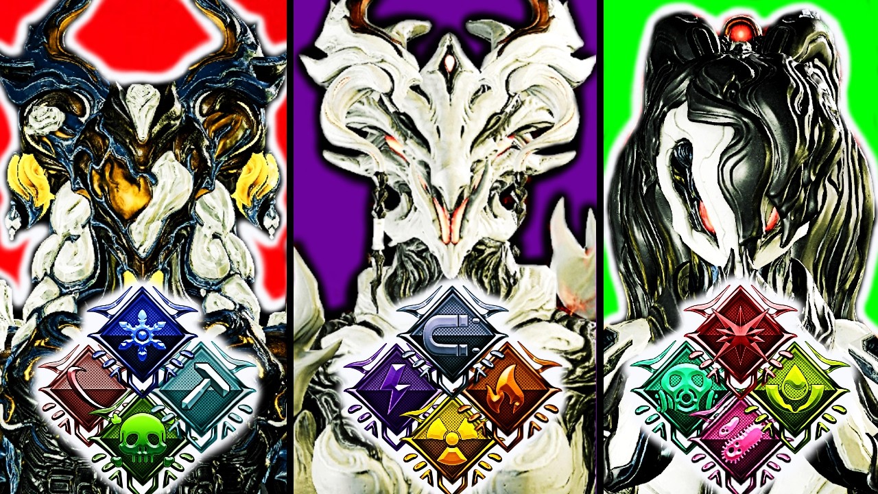 THE TOP 5 STATUS PRIMING WARFRAMES... (WARFRAME THE OLD PEACE)