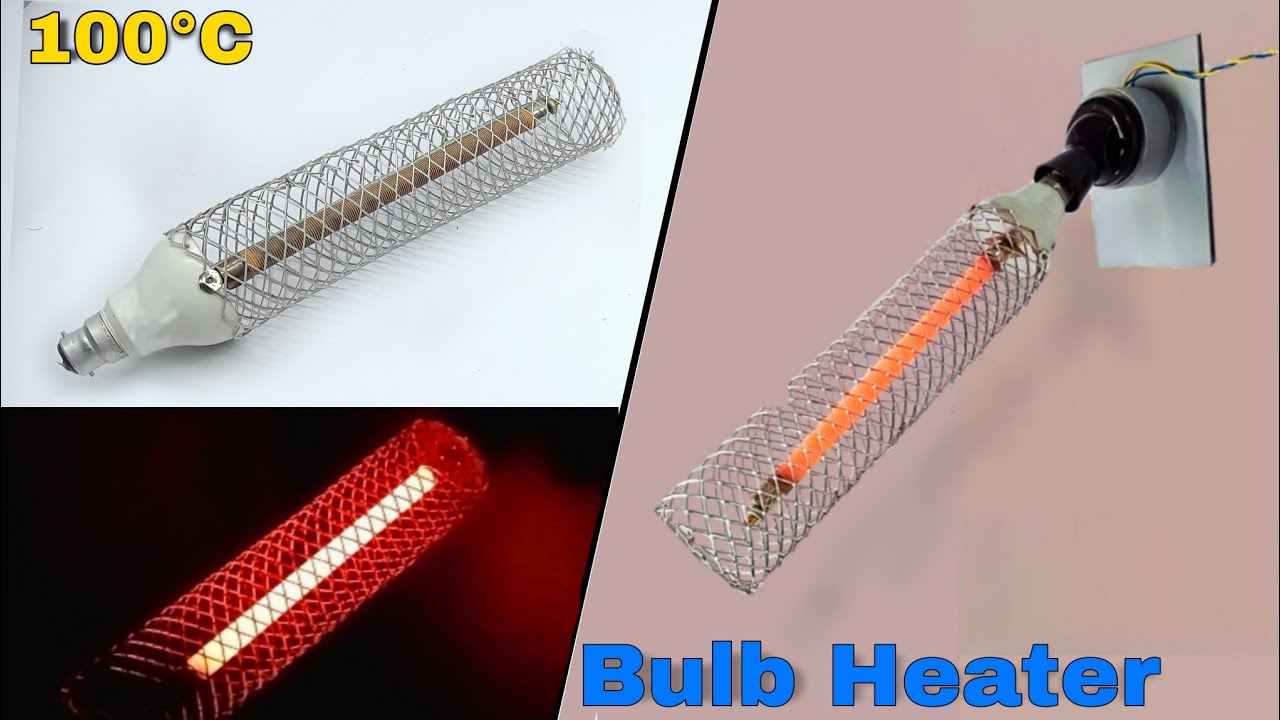 How To Make Bulb Room Heater || 500W Room Heater
