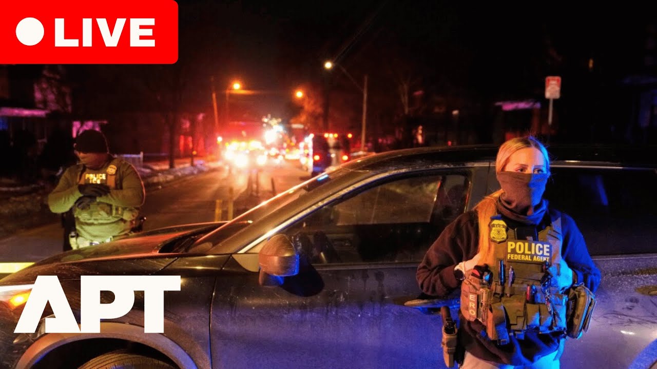 LIVE from Minneapolis: Anti-ICE Protests Turn Violent as ICE Agents Fire Tear Gas & Arrest Citizens