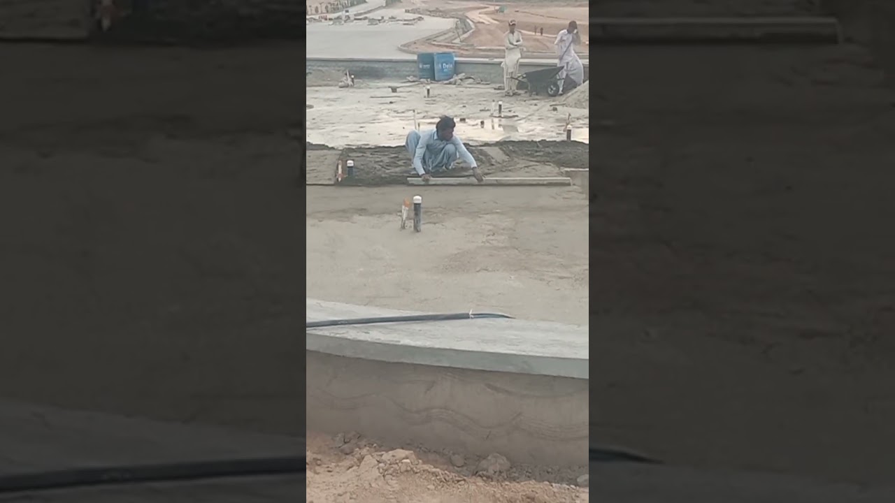fountain flour plaster before fixing of tiles