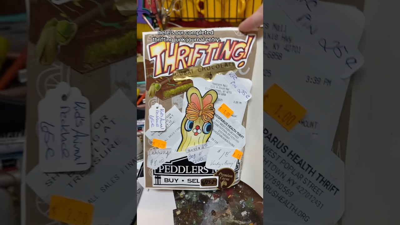 Thrift haul + Junk Journal time!! #thrifthaul #junkjournal